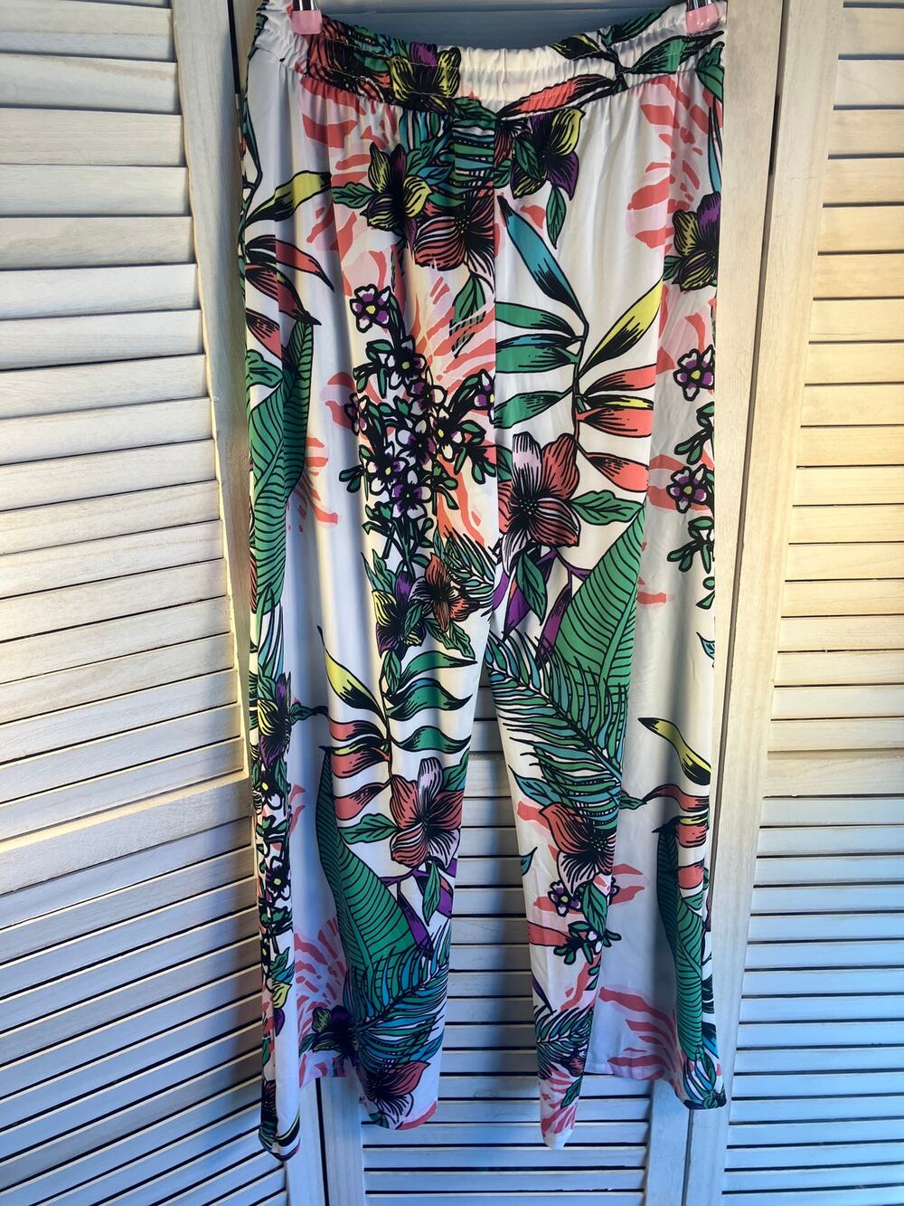 Beach Break Tropical Leisure Pants Size L